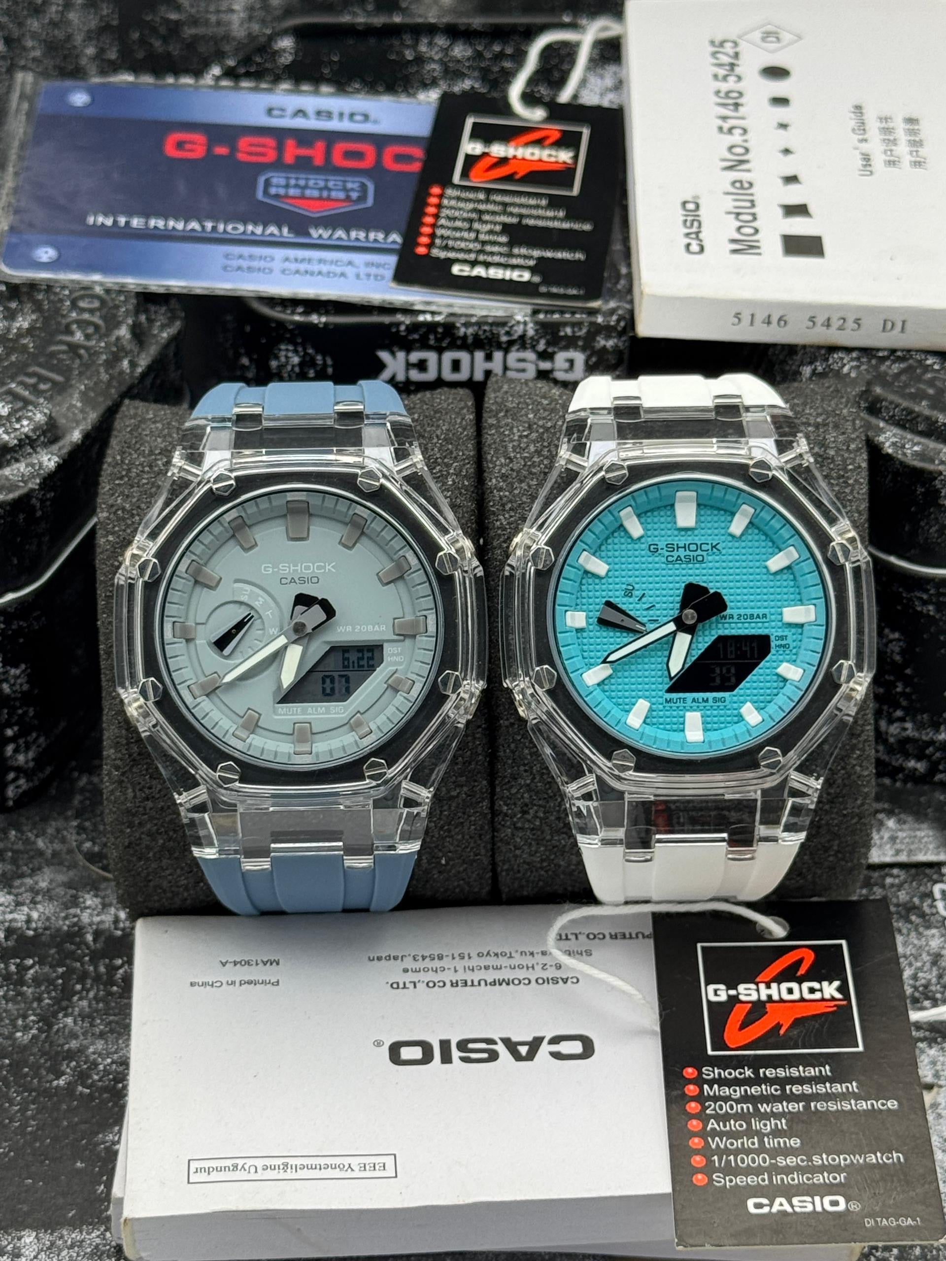 Transparent Bezel Watch –Accents