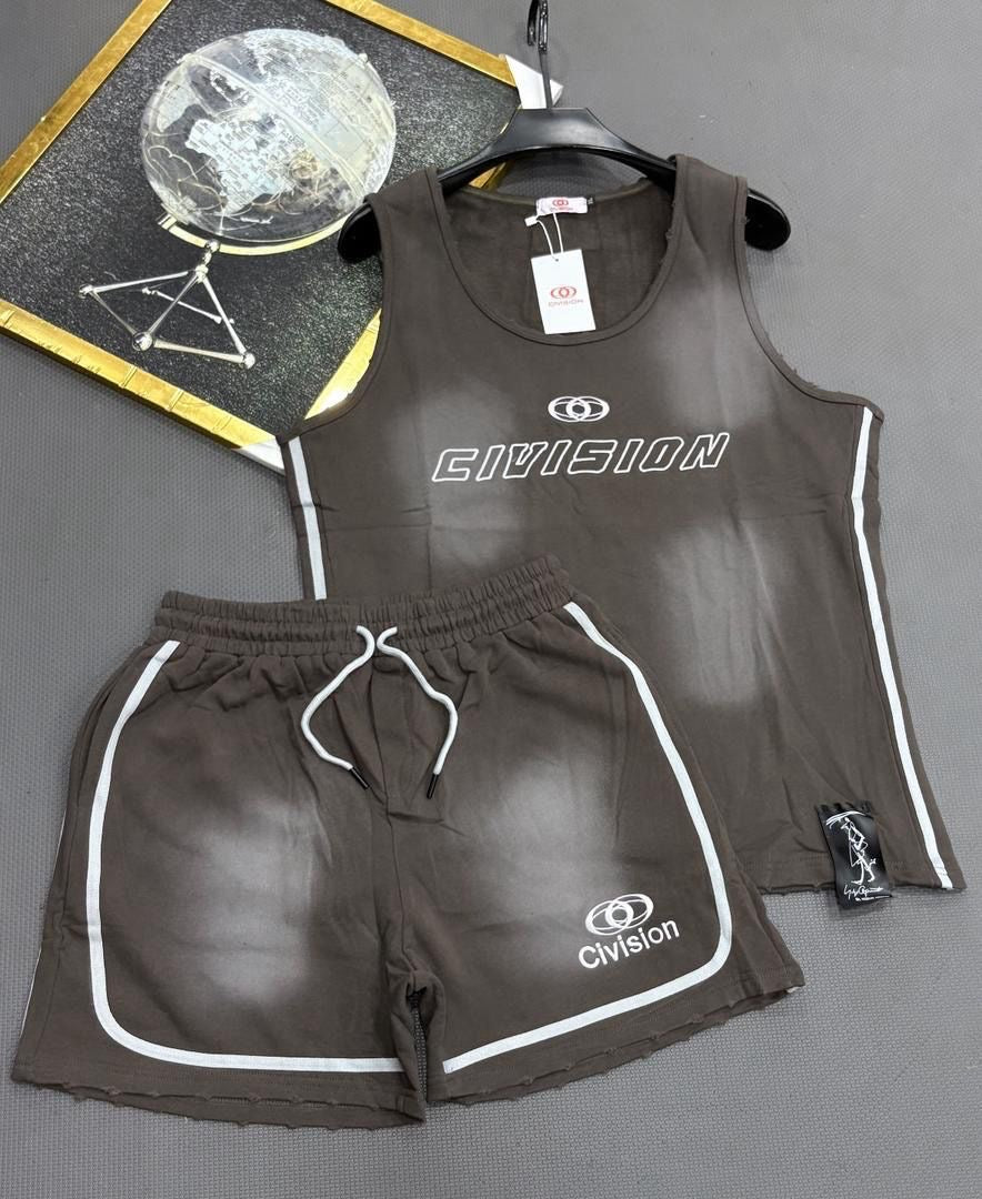 Sleeveless & Shorts Set – Multiple Colors