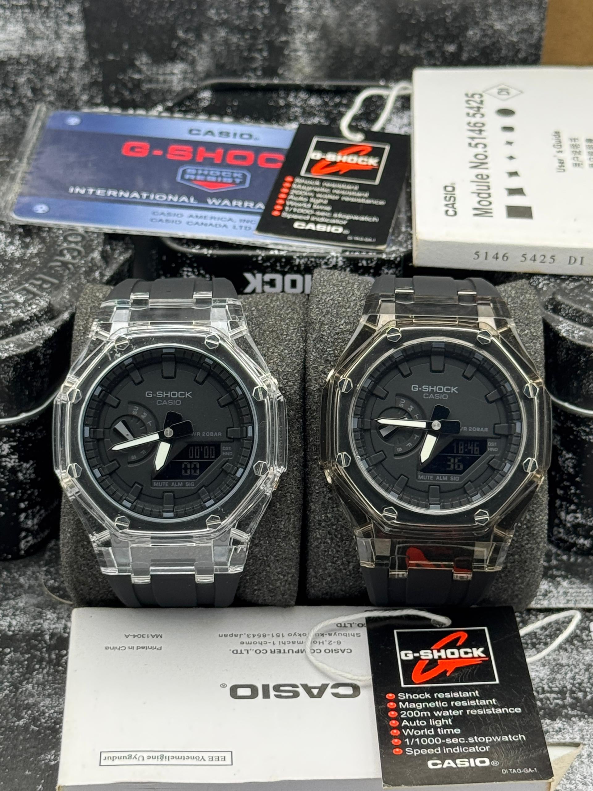 Transparent Bezel Watch –Accents