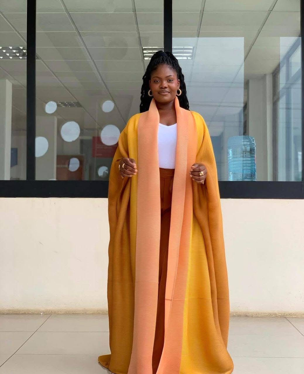 Women’s luxury ombré cape set